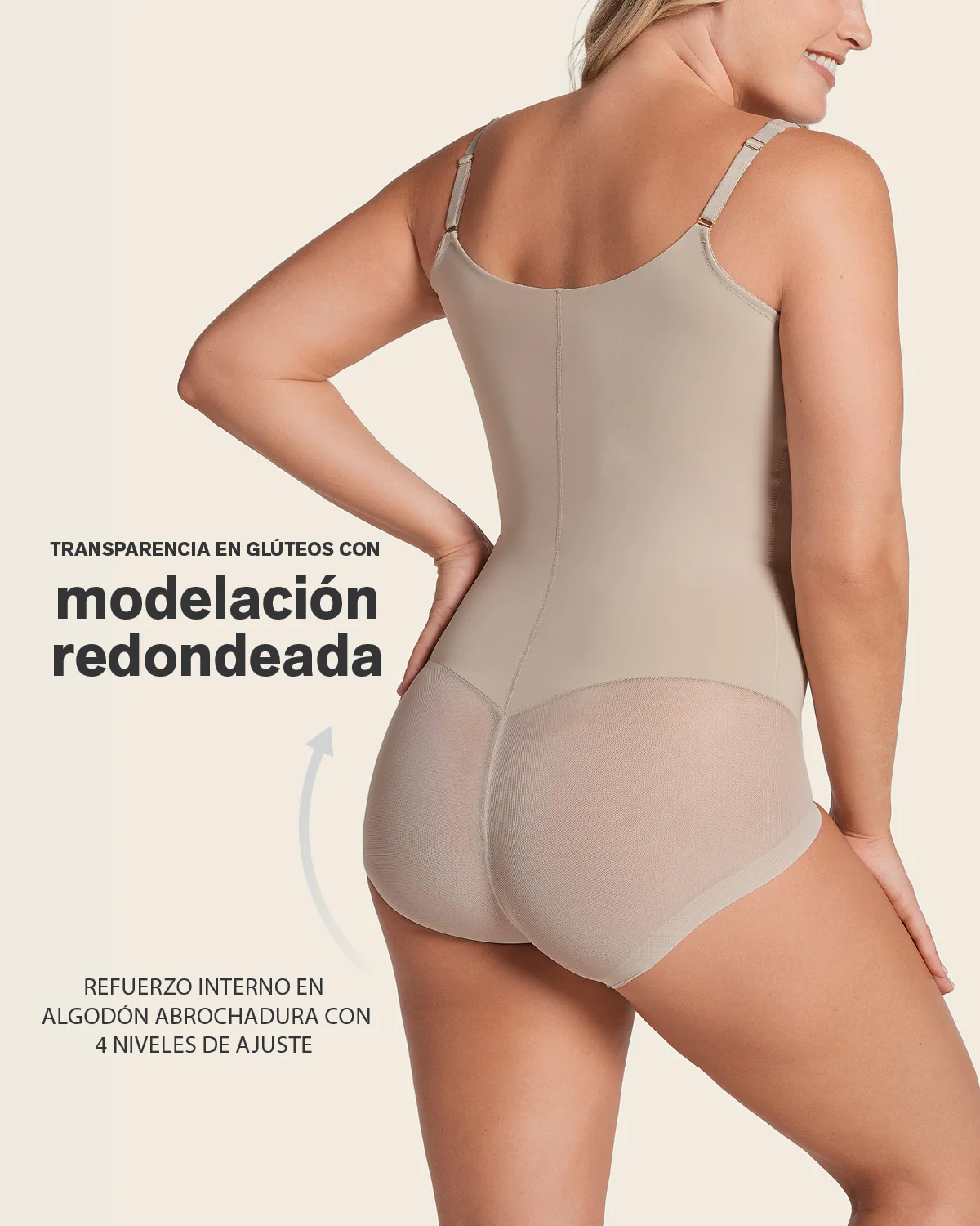 Smoothing Shaper Bodysuit with Underwire Cups - Image 2