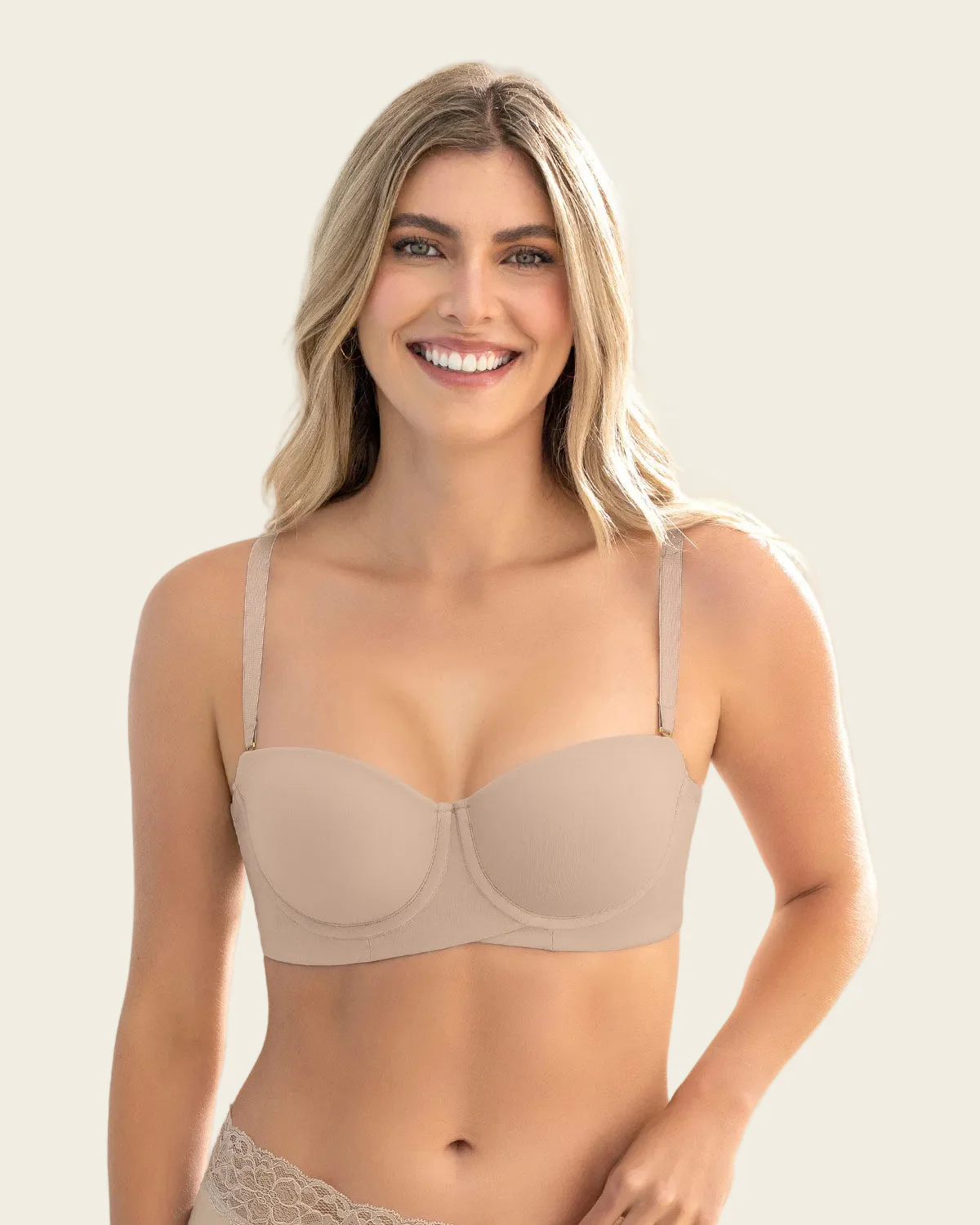 Strapless Contouring Lined Bra with Criss-Cross Underbust Band - Image 15
