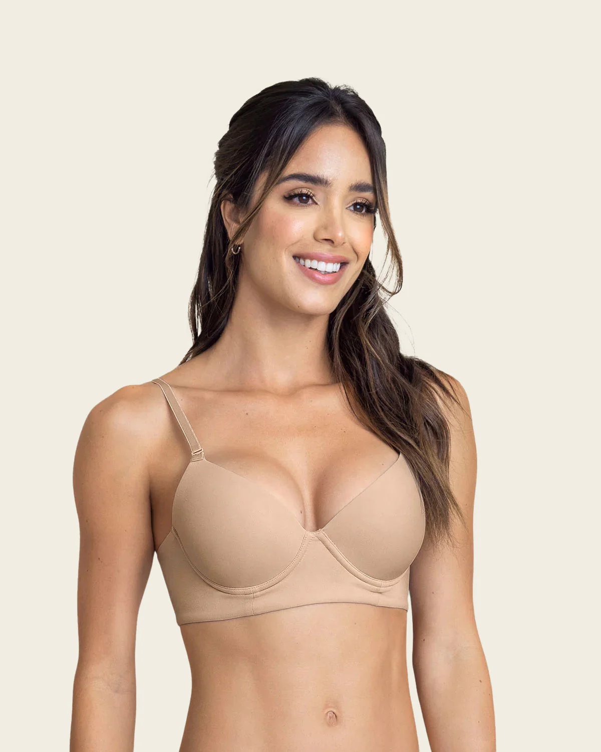 Triangular Push-Up Bra