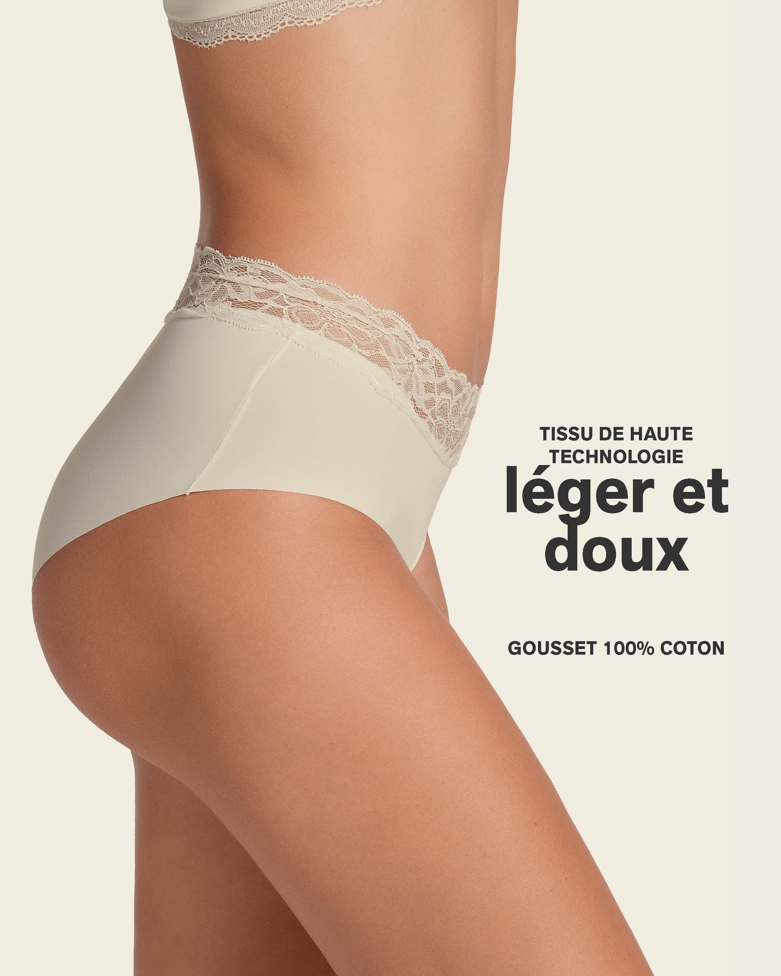 Ultra Light Lace Trim Hipster Knicker - Image 11