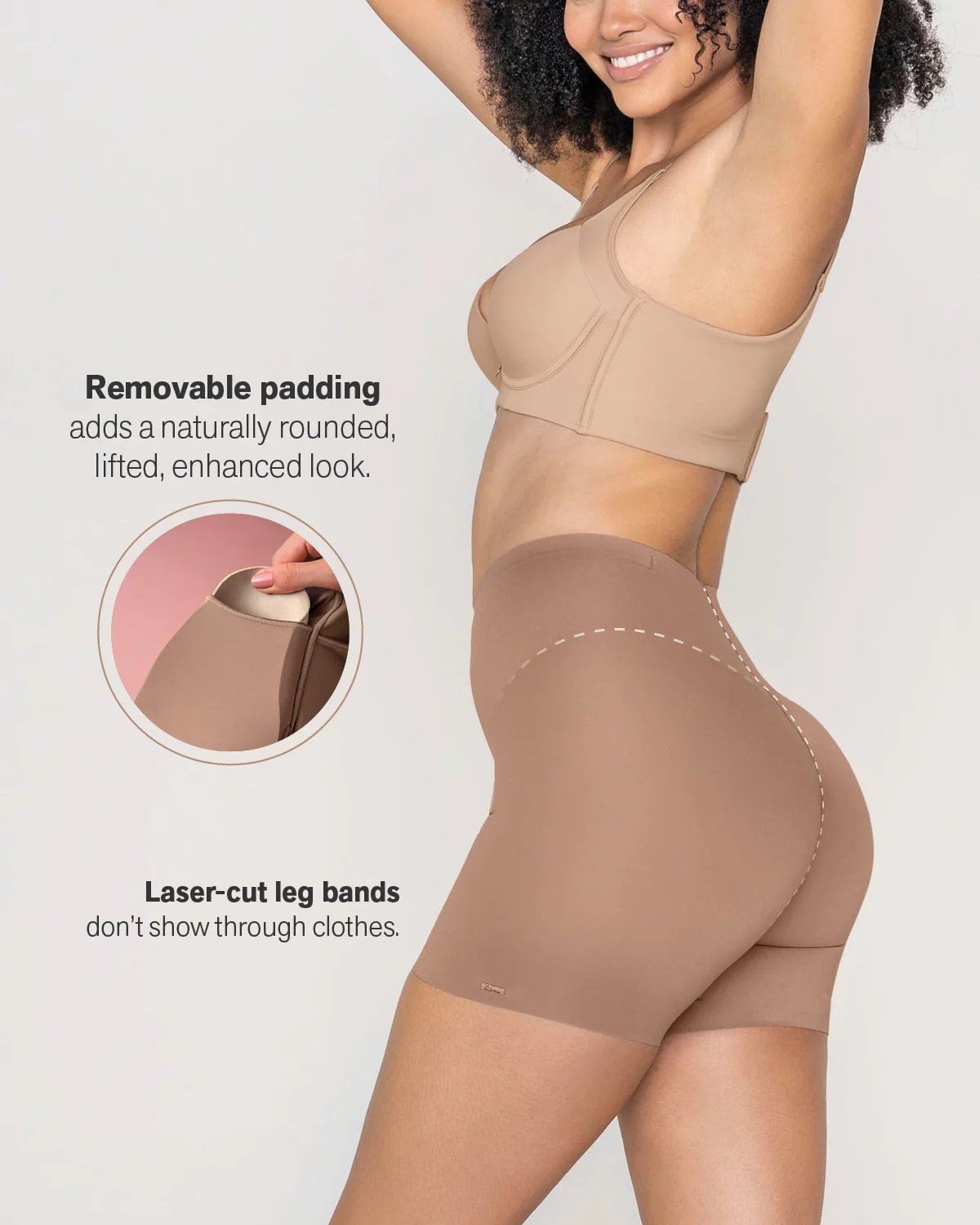 Undetectable Padded Butt Lifter Shaper Short - Image 7