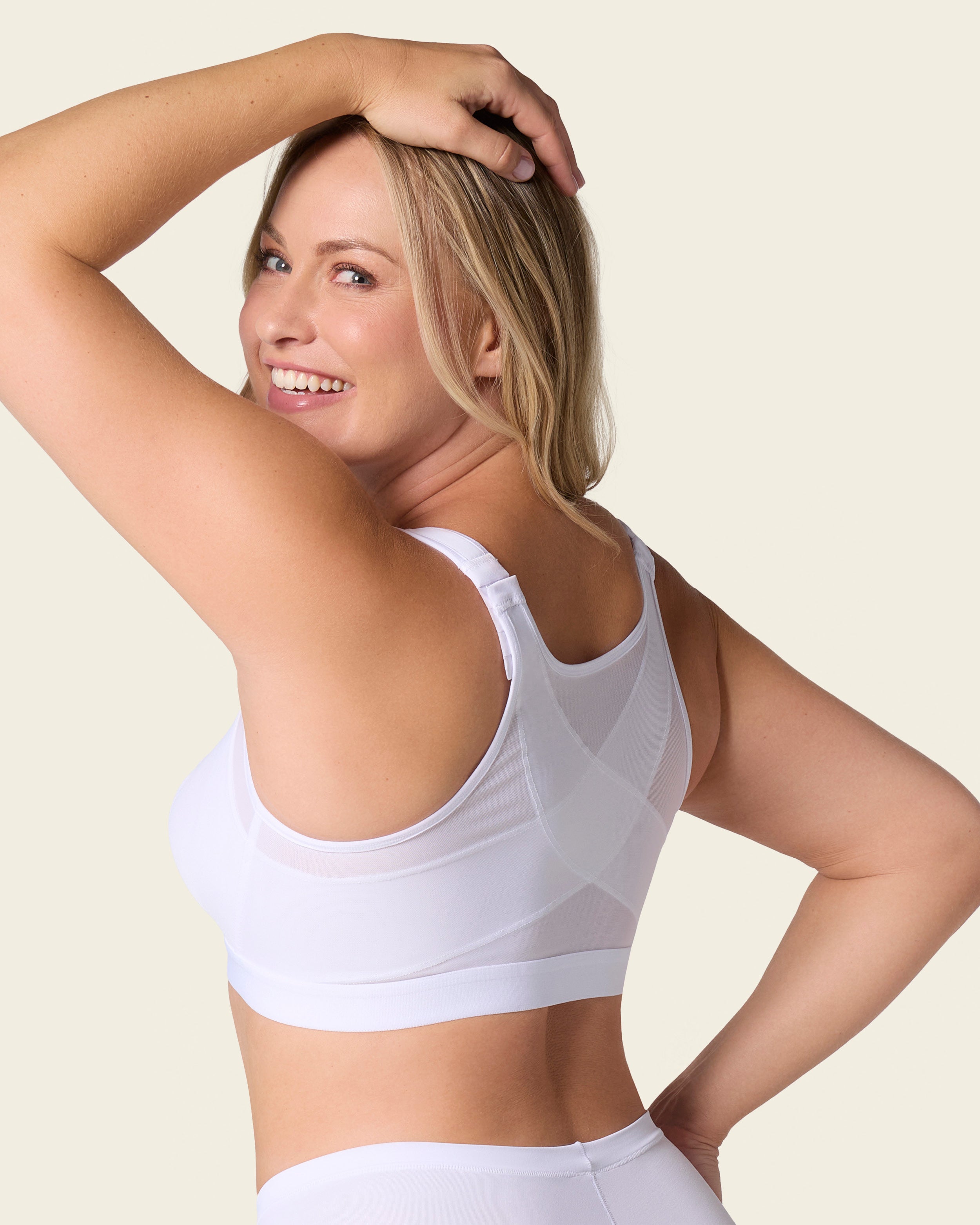 Unlined Wireless Posture Corrector Bra - Image 9